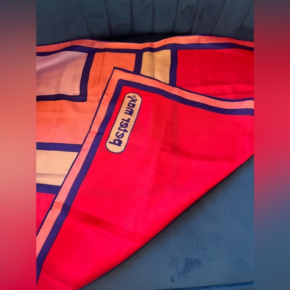 Vintage 1970's Peter Max Scarf - Picture 2 of 3